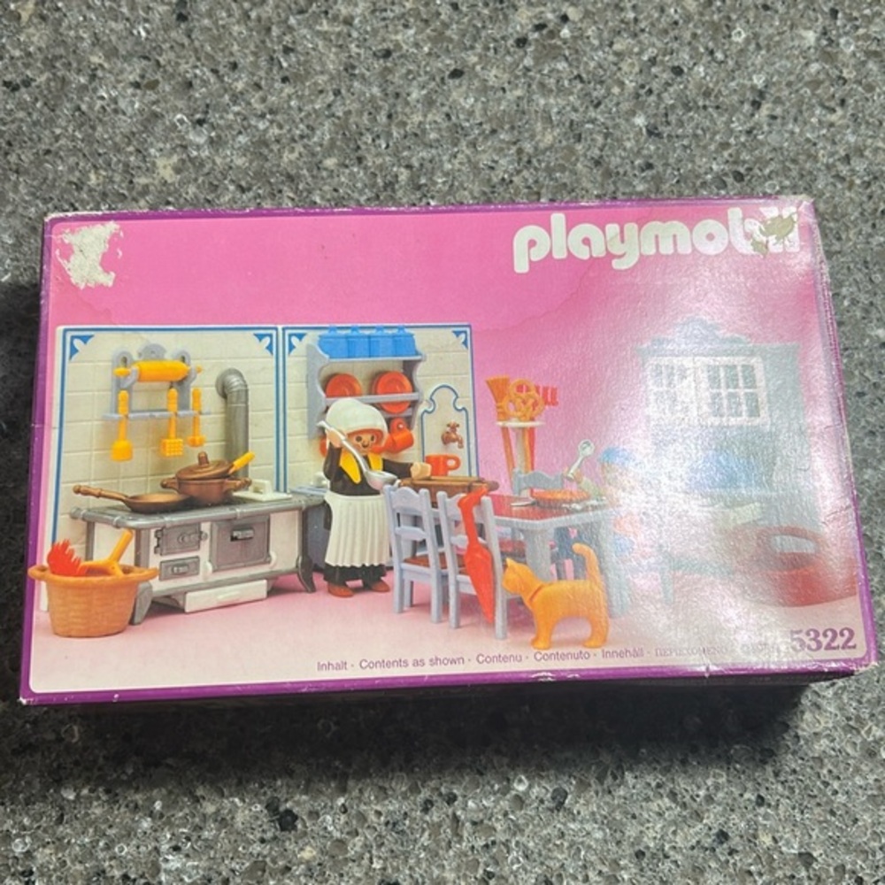 Playmobile 5322 Vintage collectible made in Germany 1992 Kitchen set